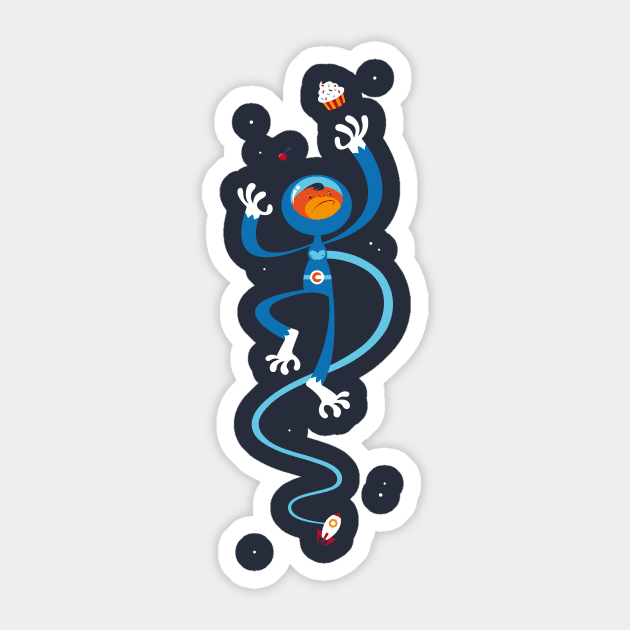 Space drama Sticker by frauewert